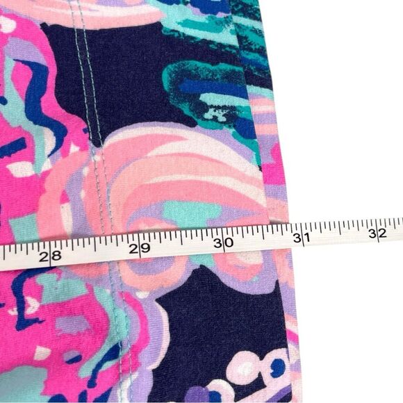 Lilly Pulitzer Womens XS seashell waves blue & pink Sophie UPF 50+ Dress - Picture 8 of 8